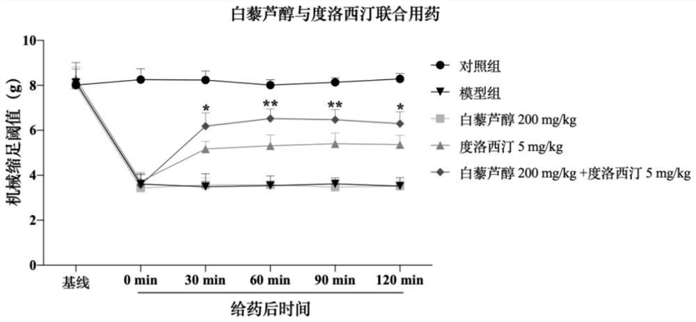 Pharmaceutical composition with synergistic analgesic effect