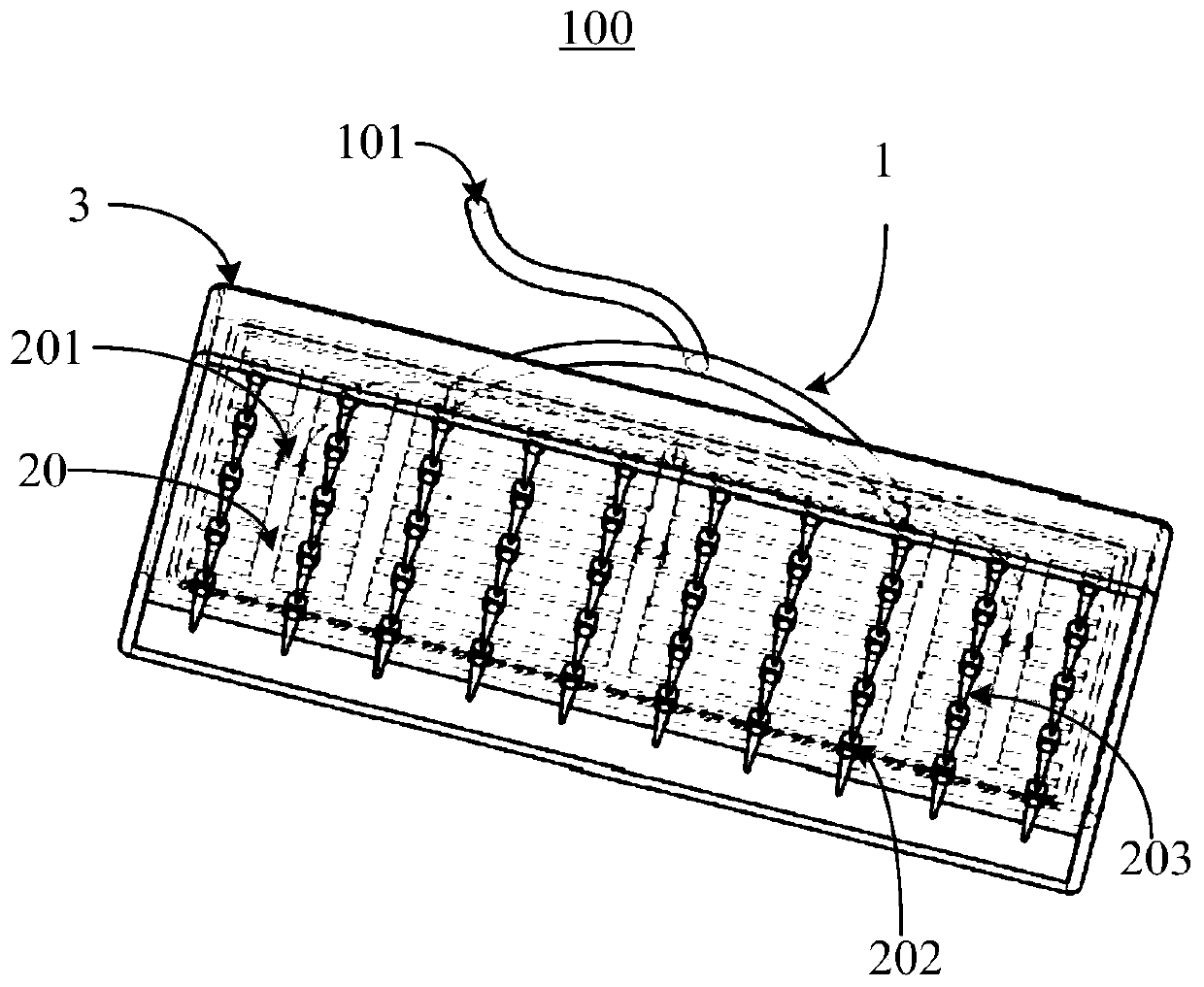 Glue filling tool