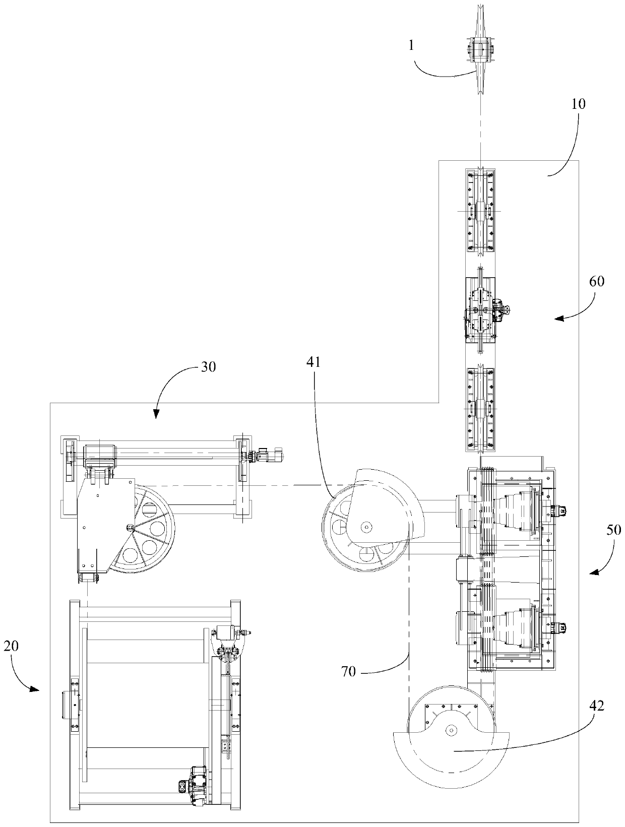 A cable winch system