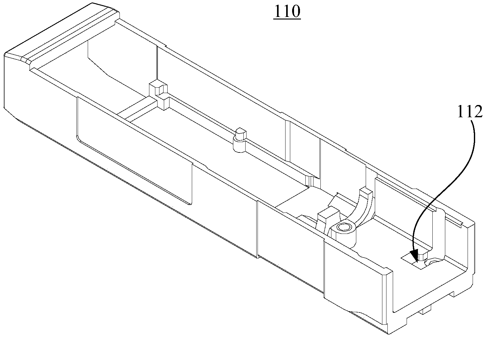 SFP + optical transceiving integrated module interconnection structure