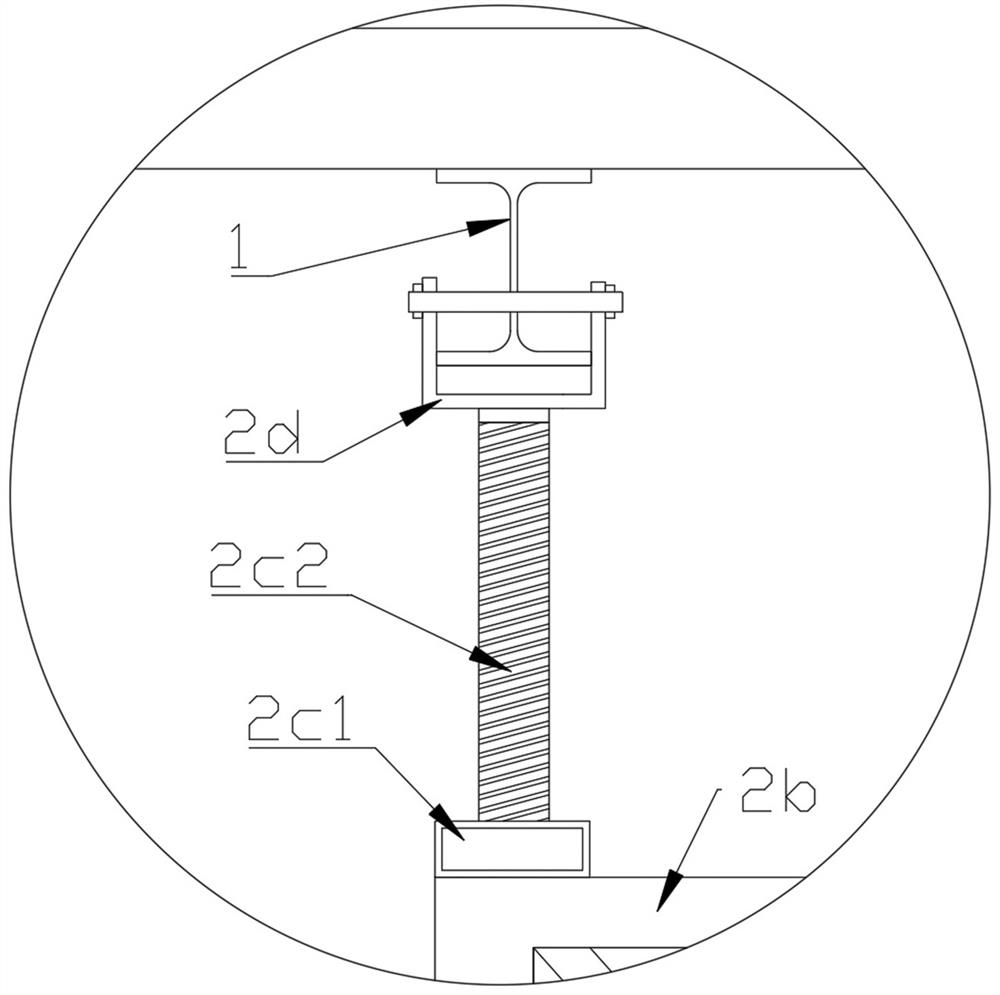 Building back-to-top supporting frame