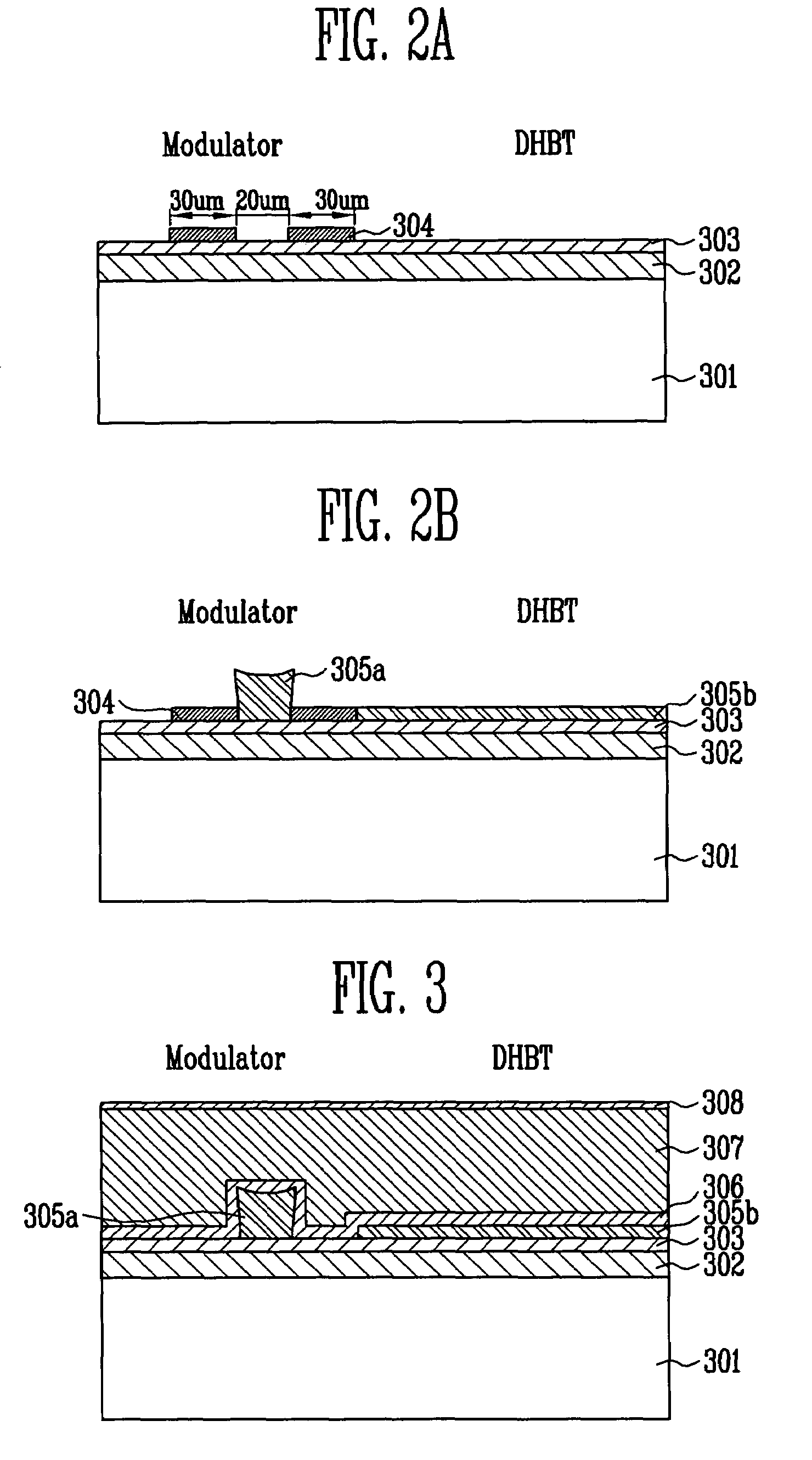 Optoelectronic transmitter integrated circuit and method of fabricating the same using selective growth process