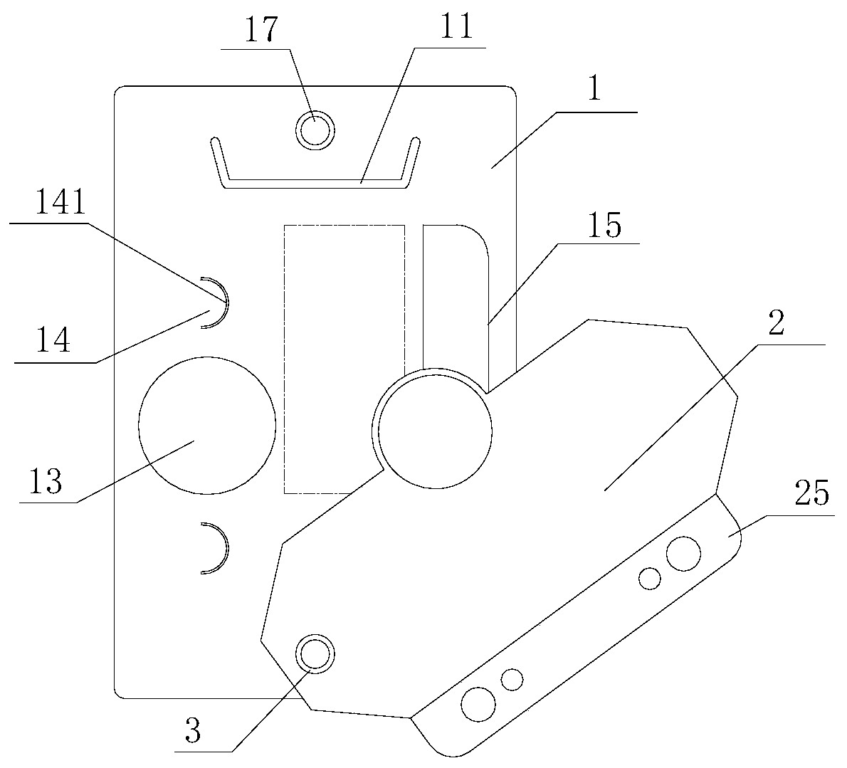 Leather-imitated hot stamping hollow embedded-type hanging tag