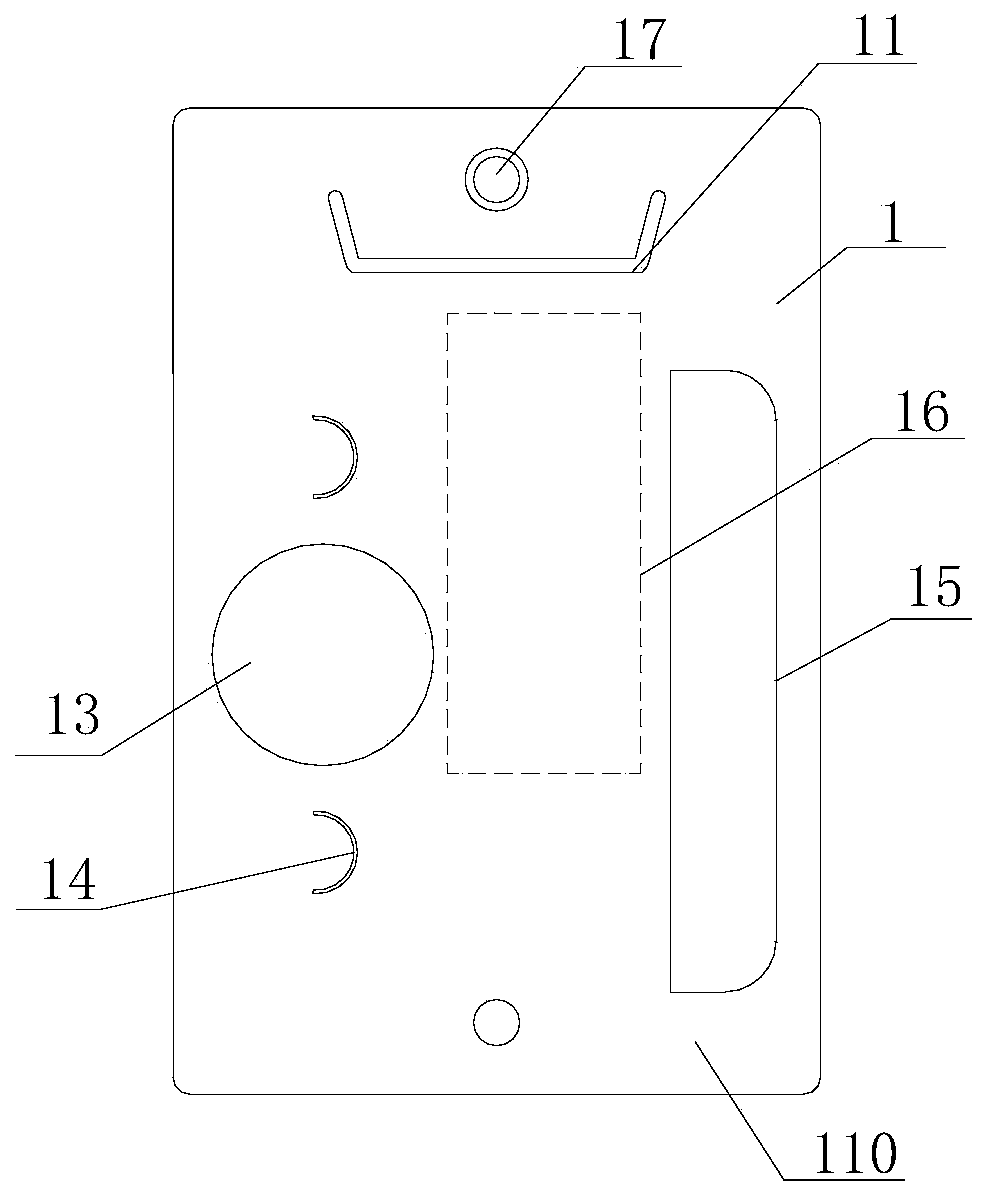 Leather-imitated hot stamping hollow embedded-type hanging tag