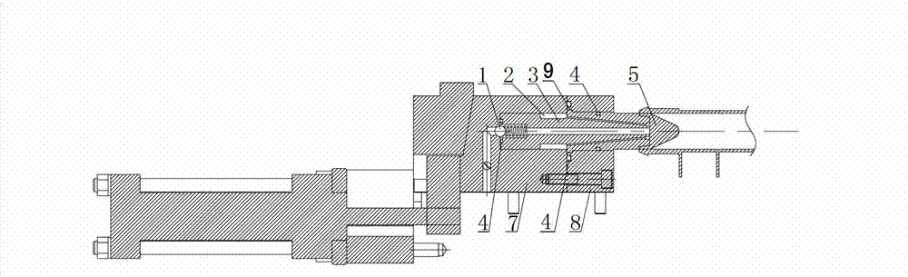 Water needle device for water-assisted injection molding production