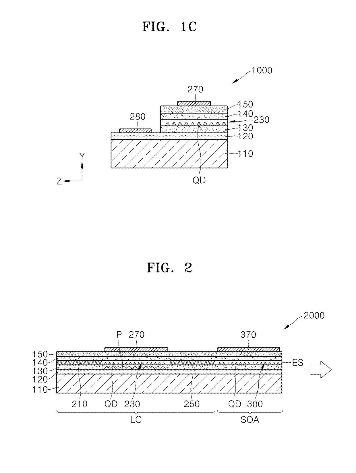 Laser device integrated with semiconductor optical amplifier on silicon substrate