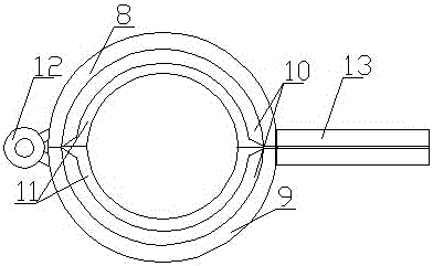 Operating method for unanchored ground conductor of power transmission line