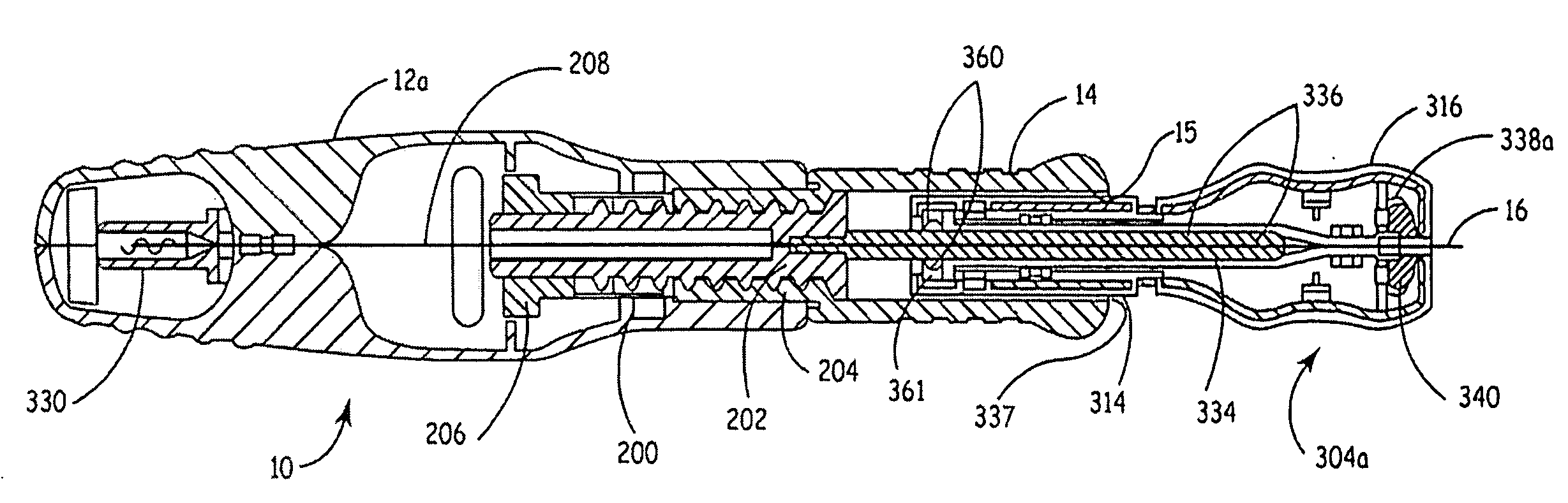 Method and apparatus for deflecting a screw-in lead