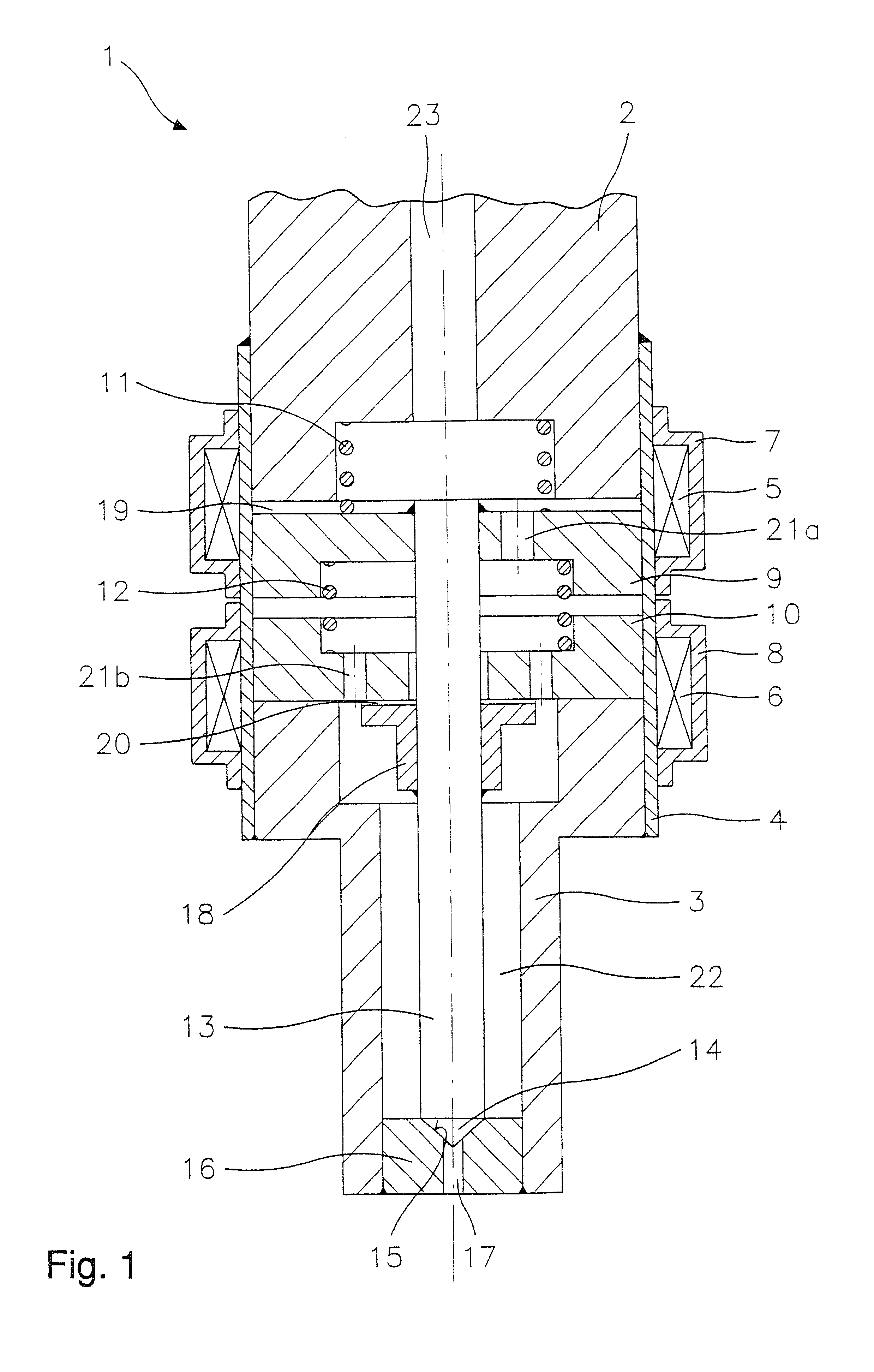 Fuel injection valve and a method for operating the same