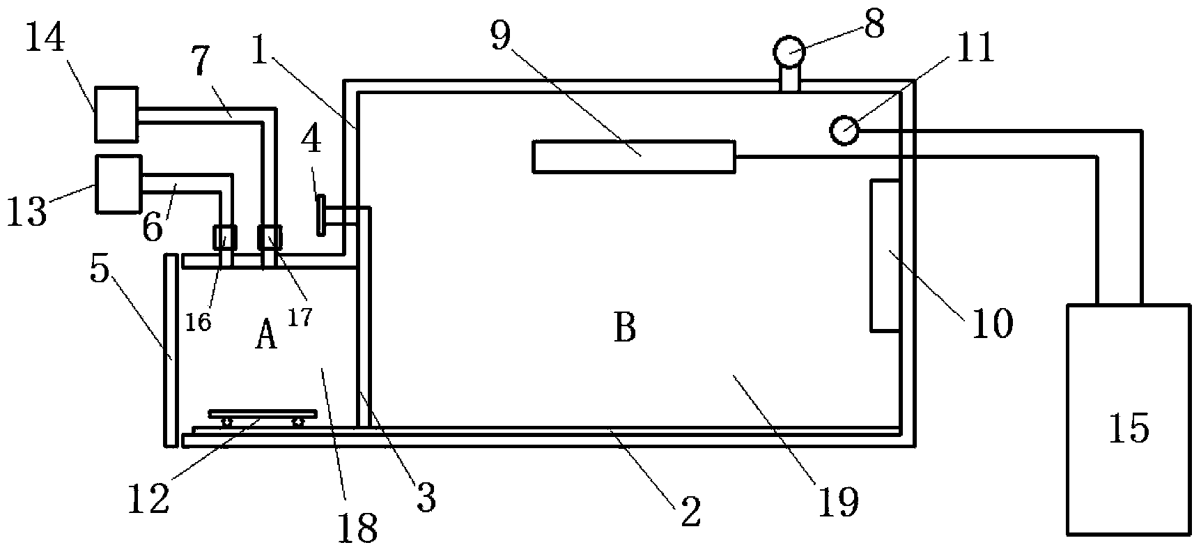 Temperature changing pigment packaging and drying device