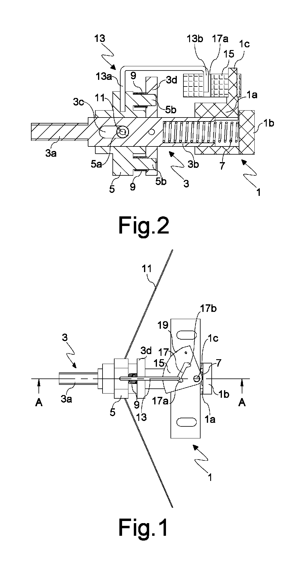 Shape memory actuator with multistable driven element