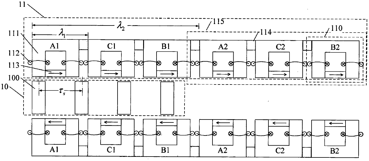 Modular secondary yoke-free bilateral primary permanent-magnet switched reluctance linear motor