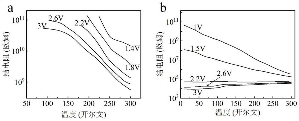 Diode based on two-dimensional tellurene/two-dimensional electron gas heterojunction and preparation method of diode