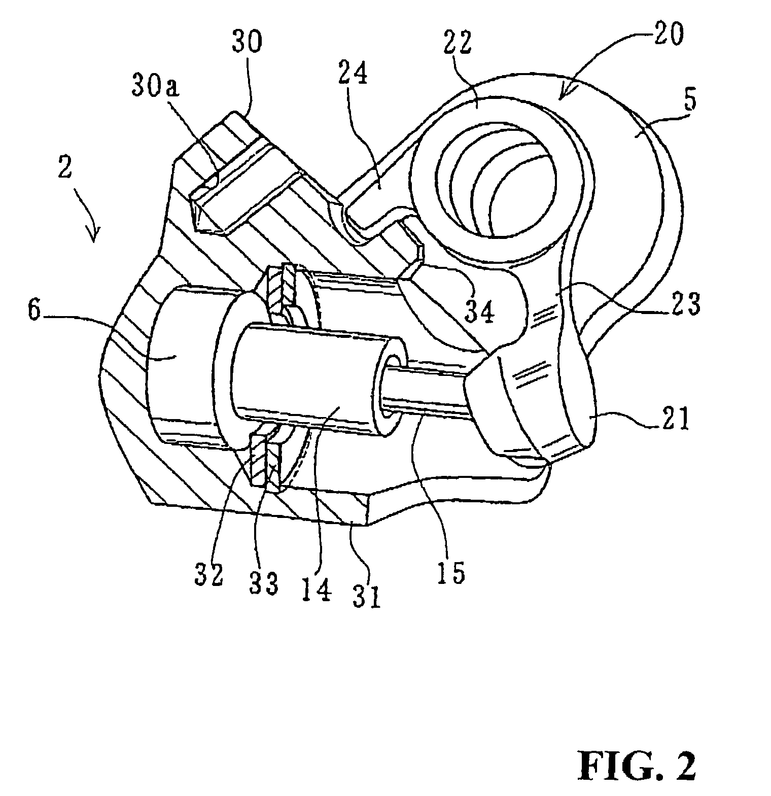 Lever device for hydraulic operation