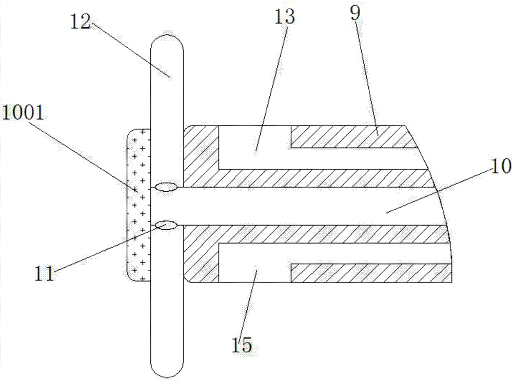 Ear canal cleaning device used for ear-nose-throat department