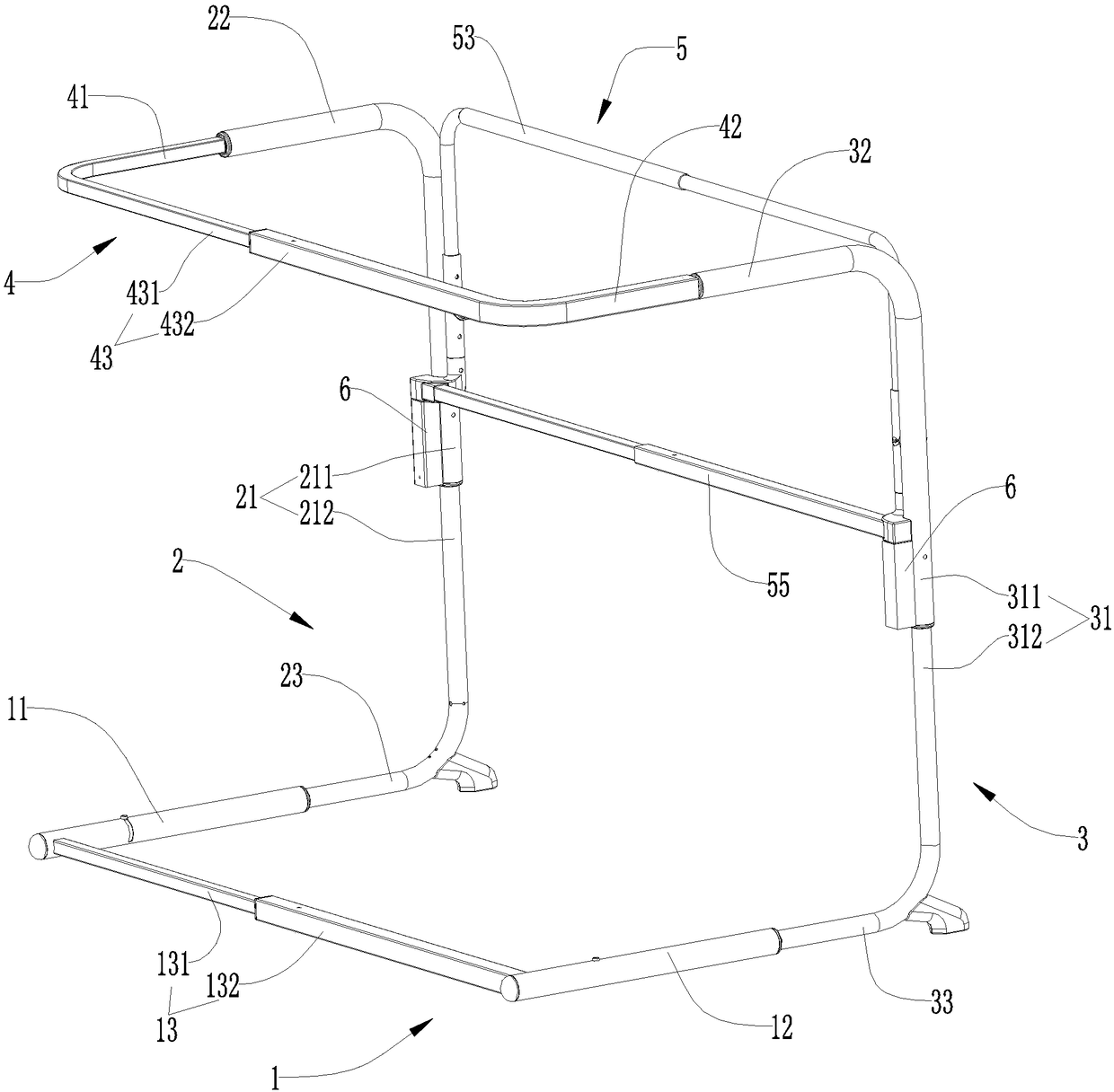 Folding bed