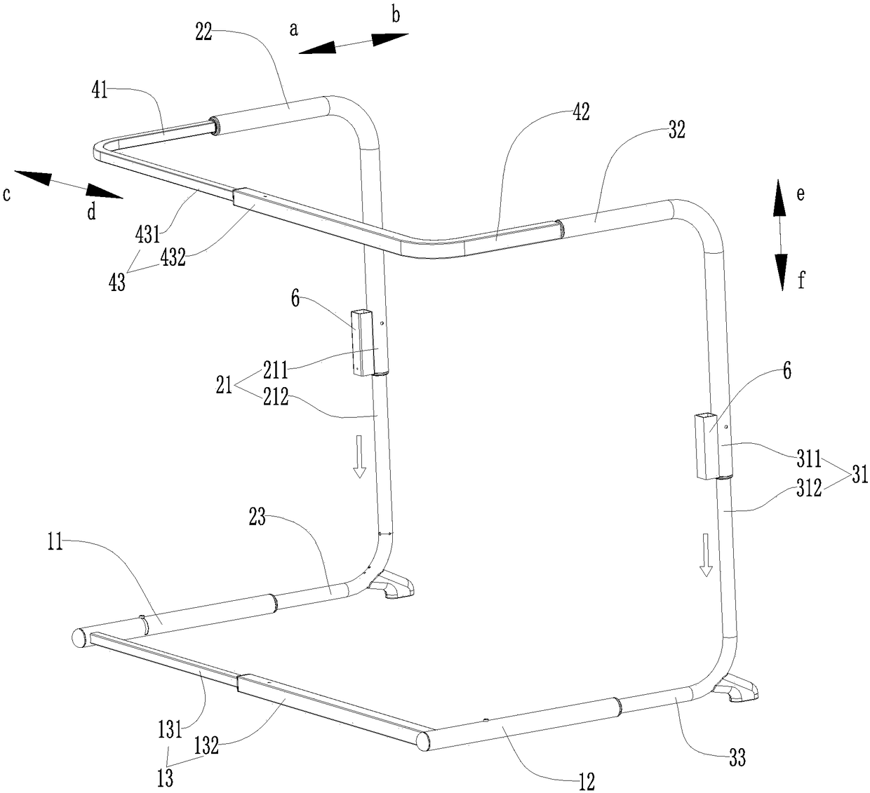 Folding bed