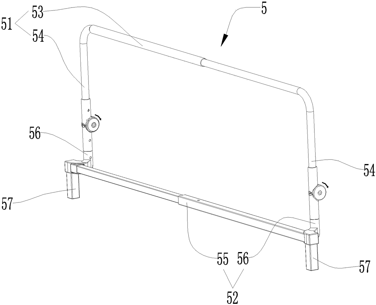 Folding bed