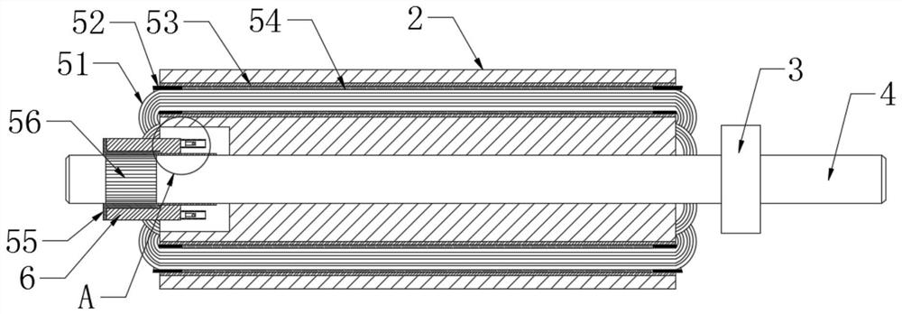 Large-angle skewed slot motor insulation structure