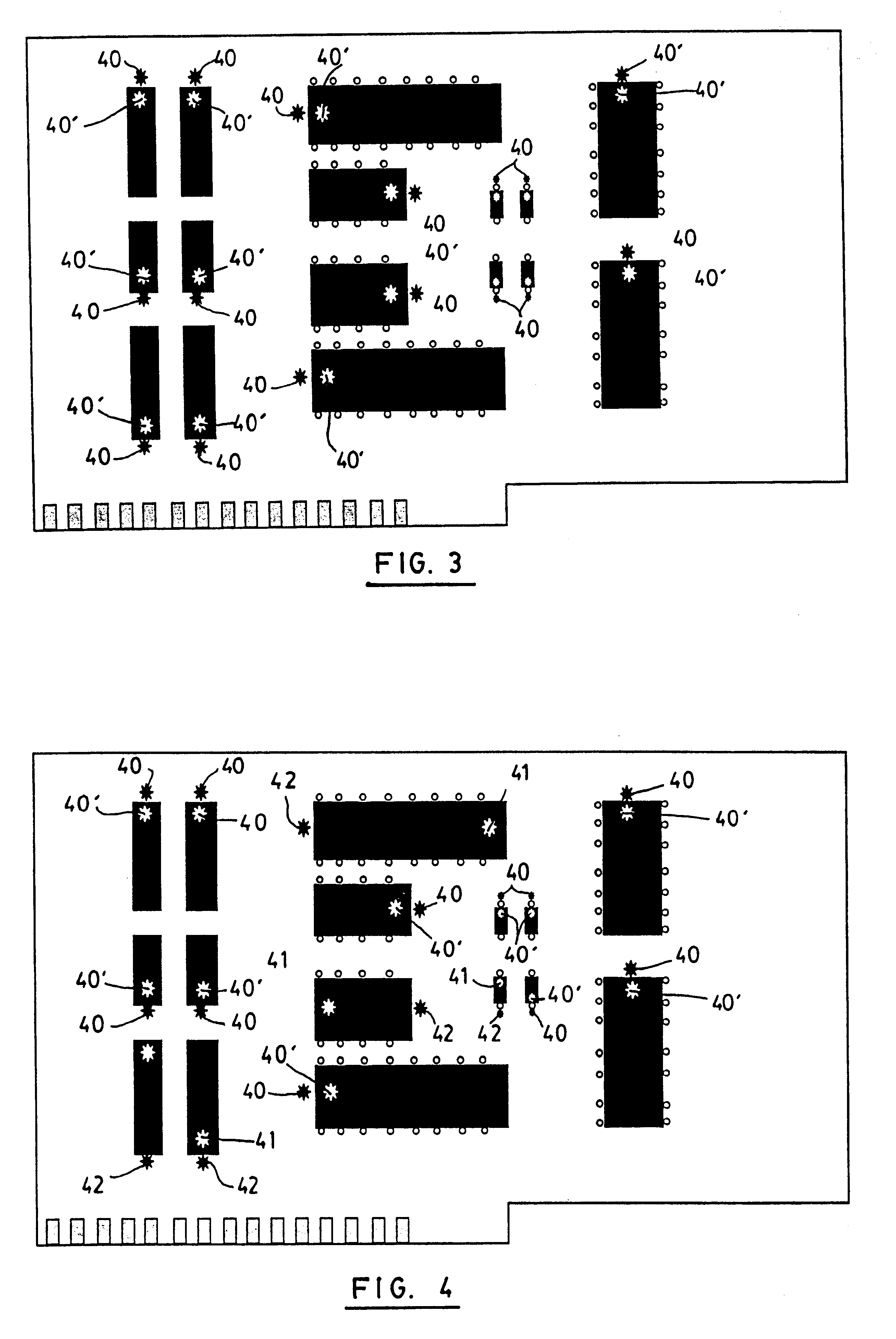 Method for the verification of the polarity, presence, alignment of components and short circuits on a printed circuits board