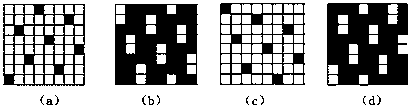 Weaving method for two-warp three-weft jacquard fabric with gradual double-weft color development effect