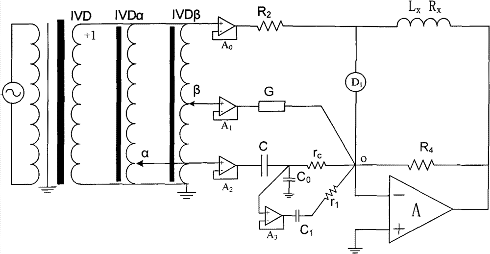 Method and bridge for improving inductance measurement precision of Maxwell bridge