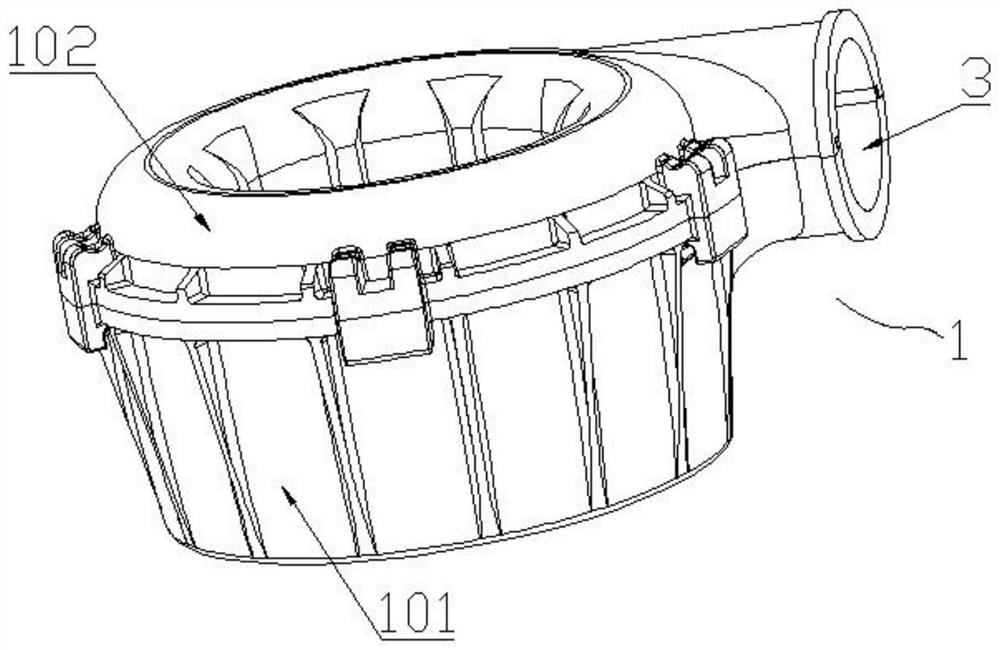 Fan with noise reduction function for breathing machine