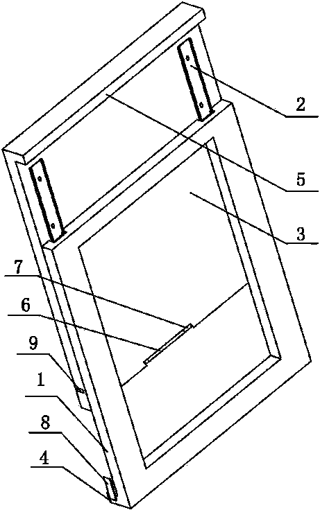 Dual-use framed picture for shielding of domestic distribution box