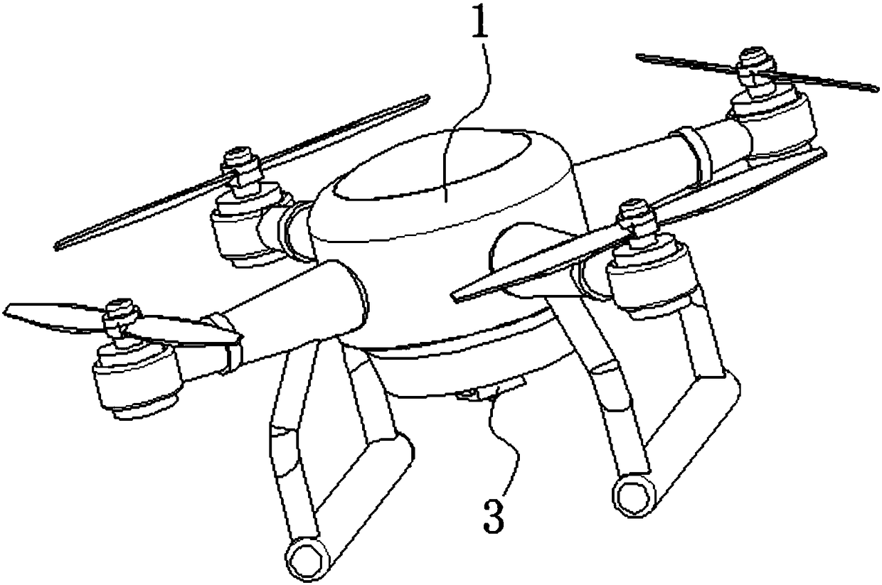 Unmanned aerial vehicle and mounted laser projector thereof