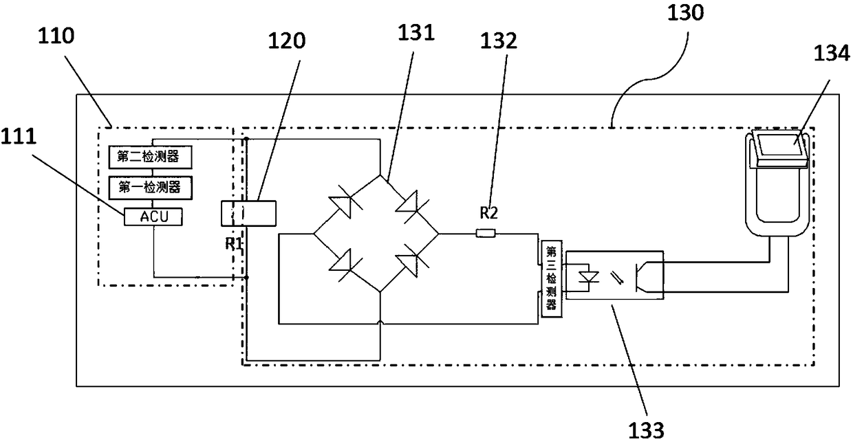 After-collision vehicle safety system triggering time measuring device and method