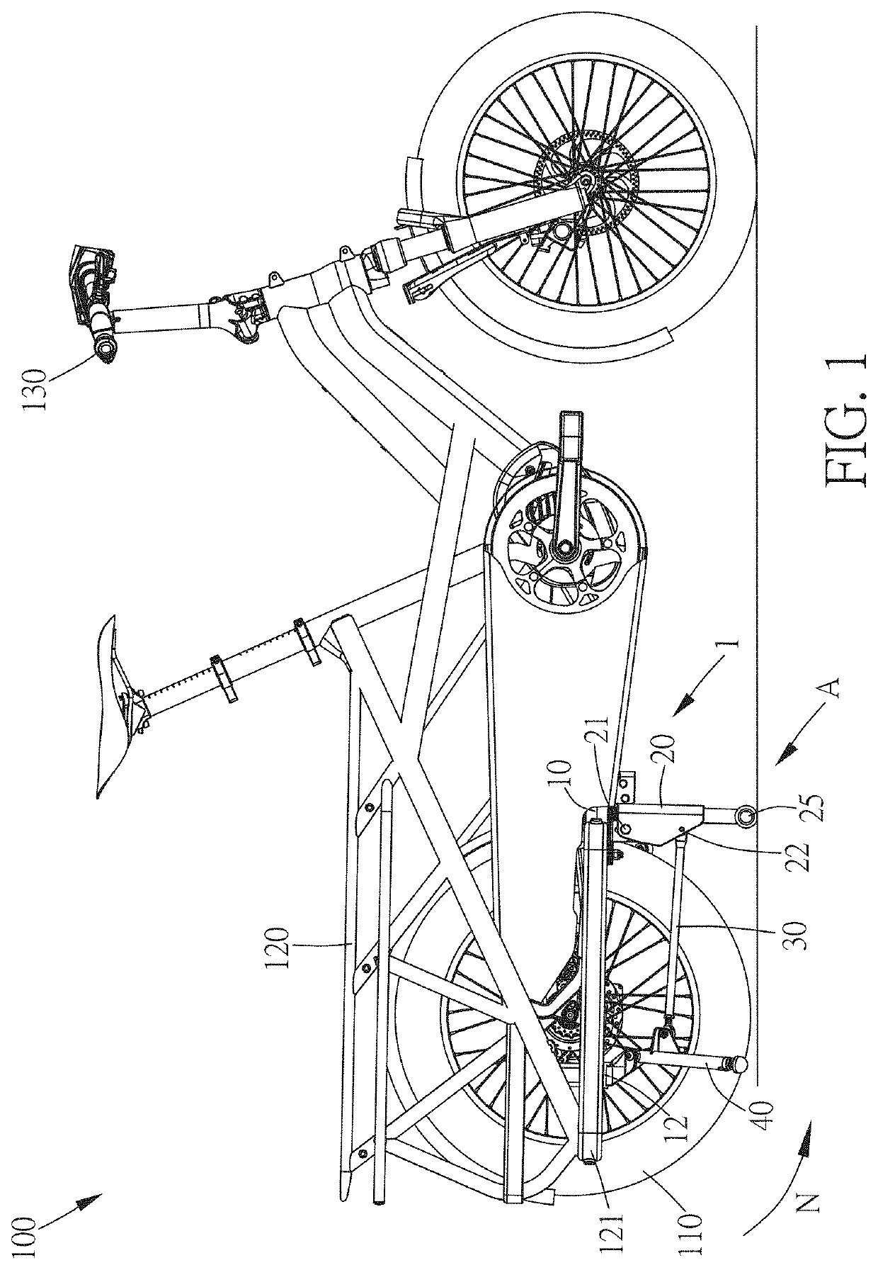 Bicycle and supporting frame thereof
