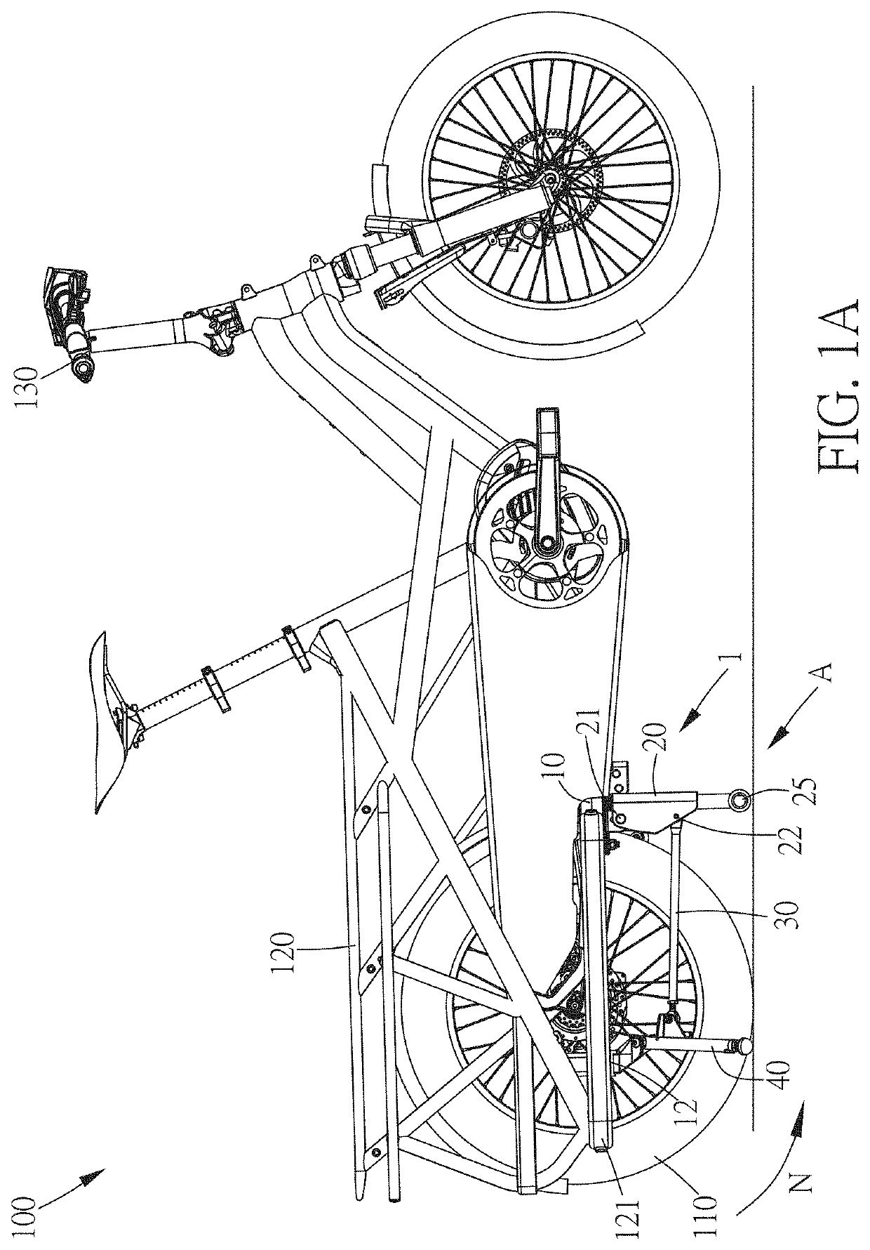 Bicycle and supporting frame thereof
