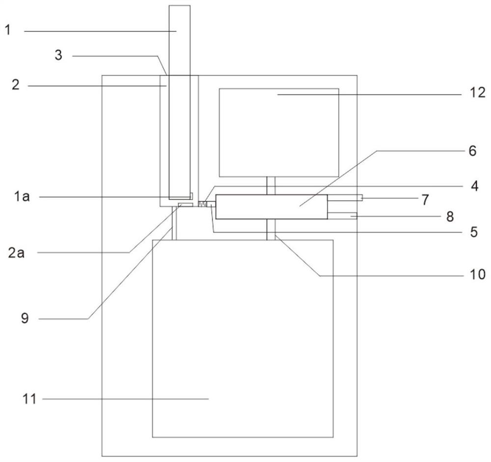 Sealed fuming device with air exhaust function and using method of the sealed fuming device