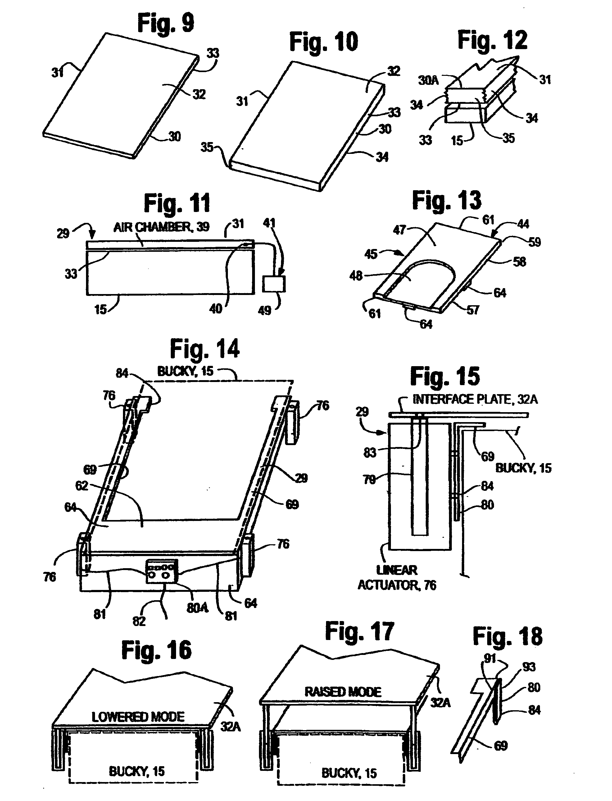Mammography procedure and apparatus for reducing pain when compressing a breast