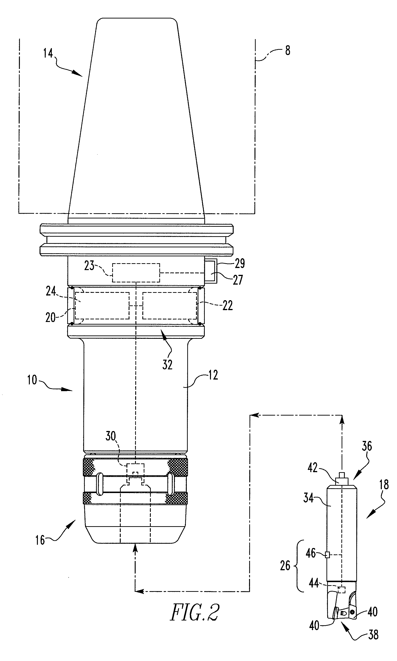 Smart Machining System and Smart Tool Holder Therefor