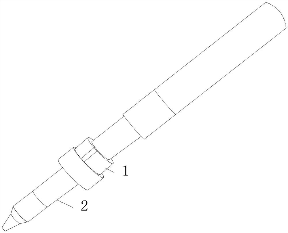 A solder handle fixing steel ring