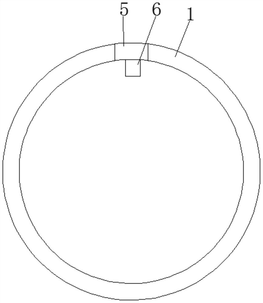 A solder handle fixing steel ring
