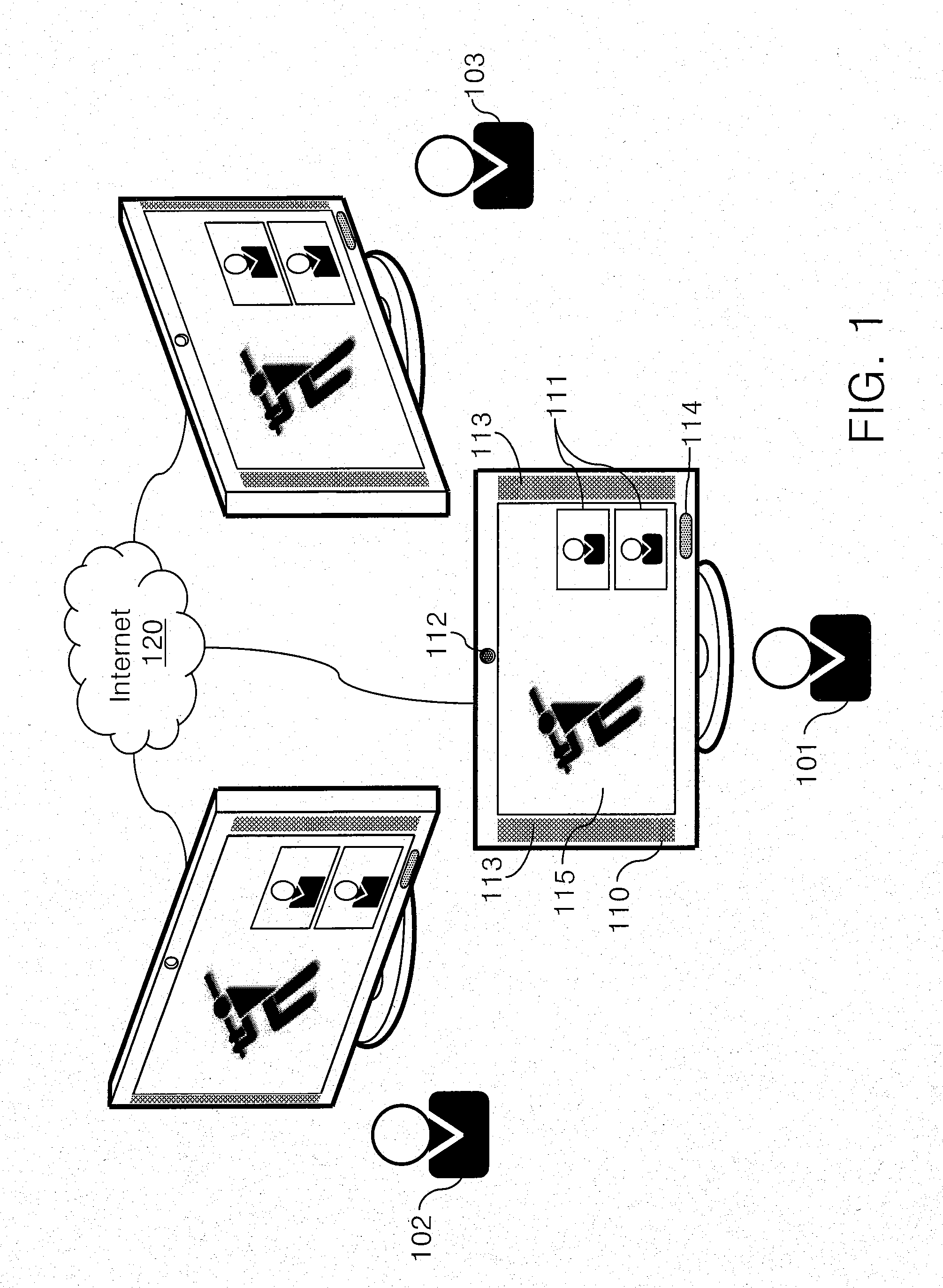 Method of audio-visual communication using a television and television using the same