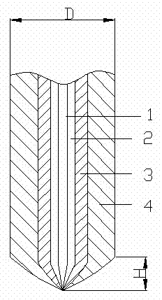 Method for manufacturing large-diameter optical fiber perform rod