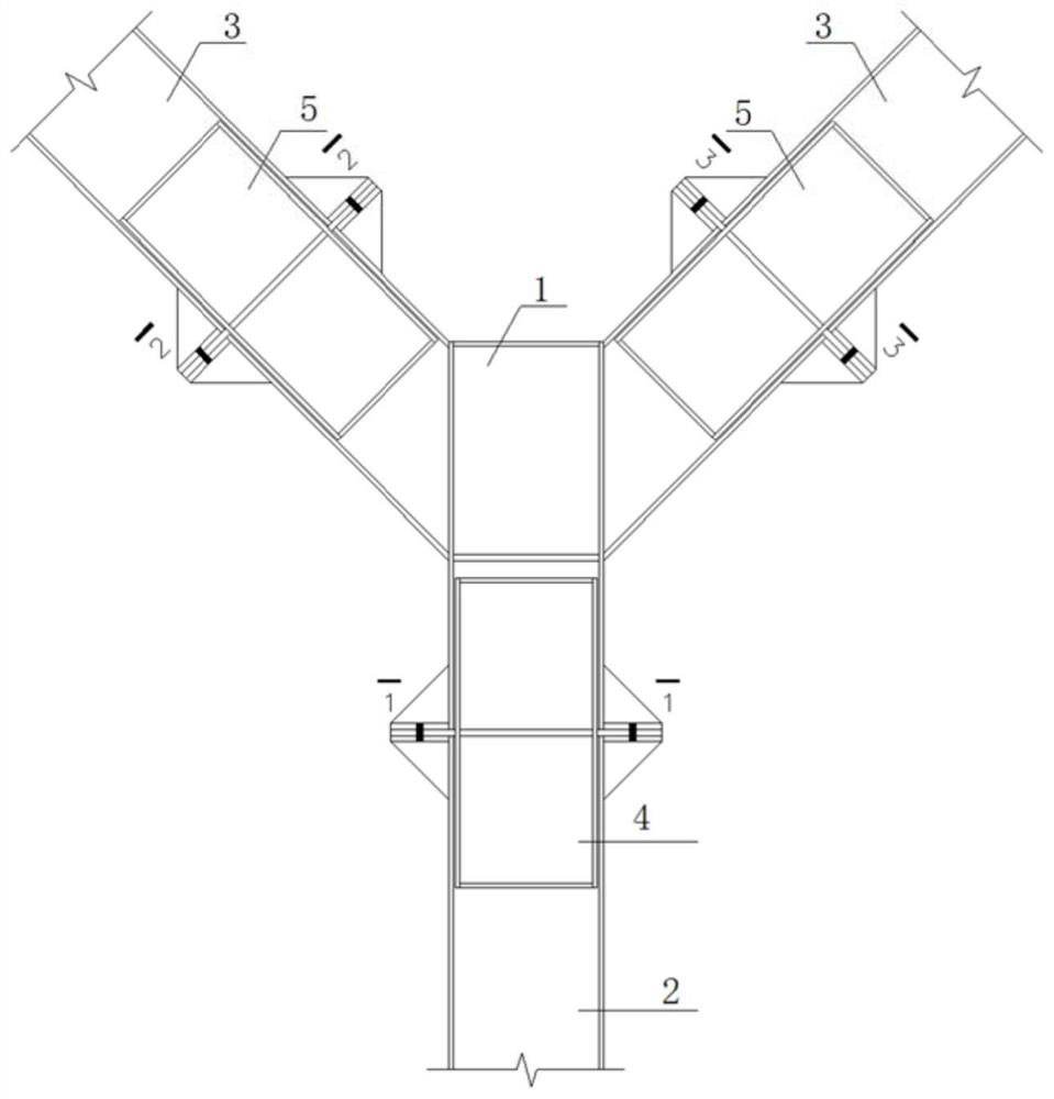 Three Way Switching Prefabricated Assembly Type Steel Structure Joint Eureka Patsnap 9362