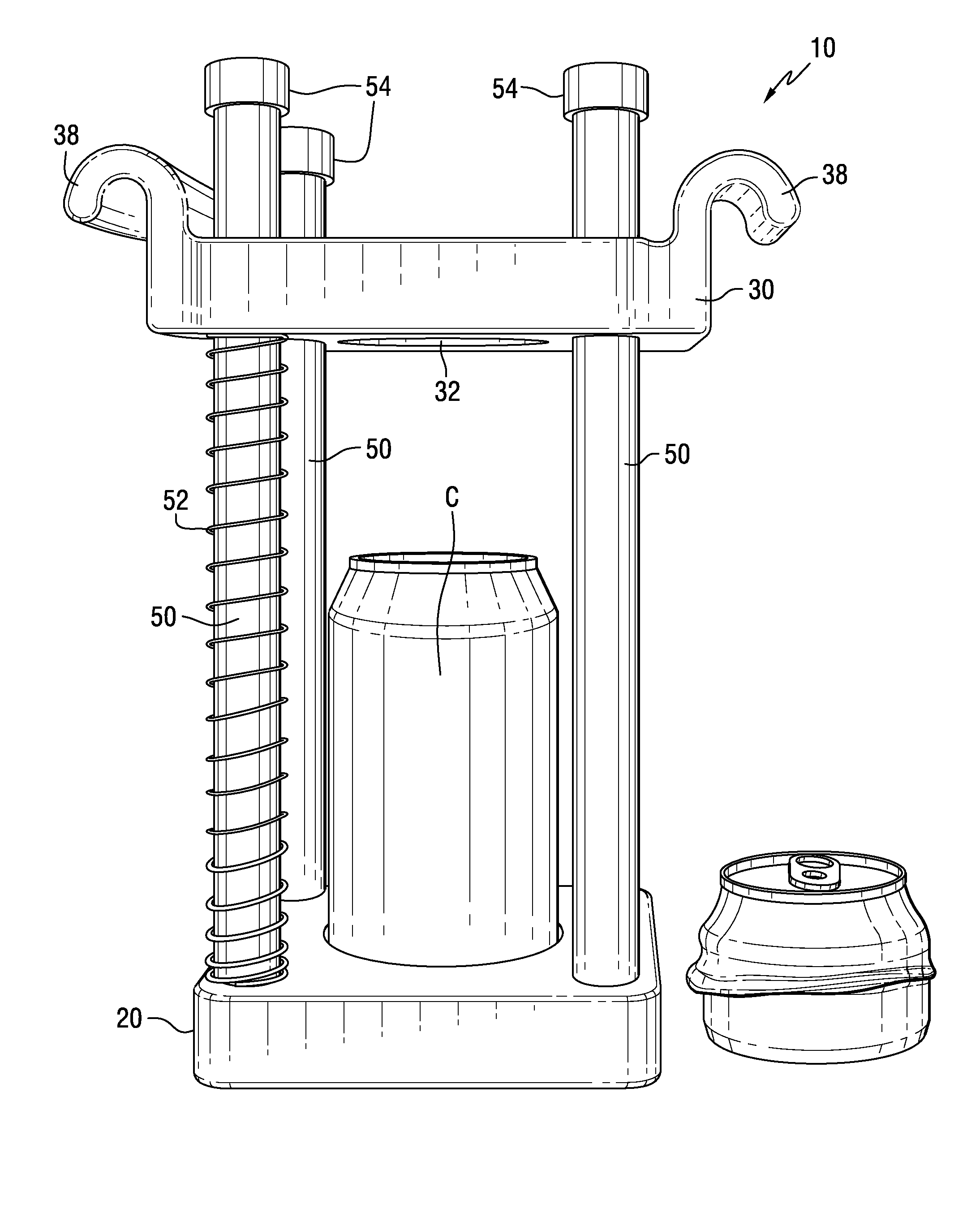 Container crusher