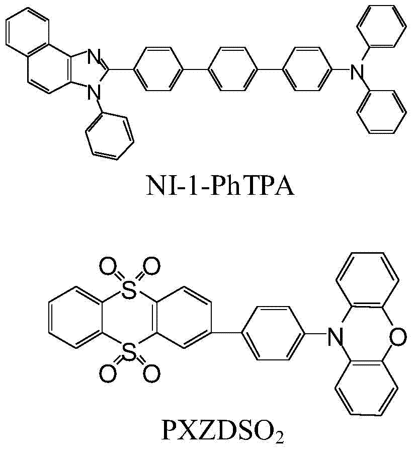 A kind of fully fluorescent white light organic light-emitting diode and its preparation method