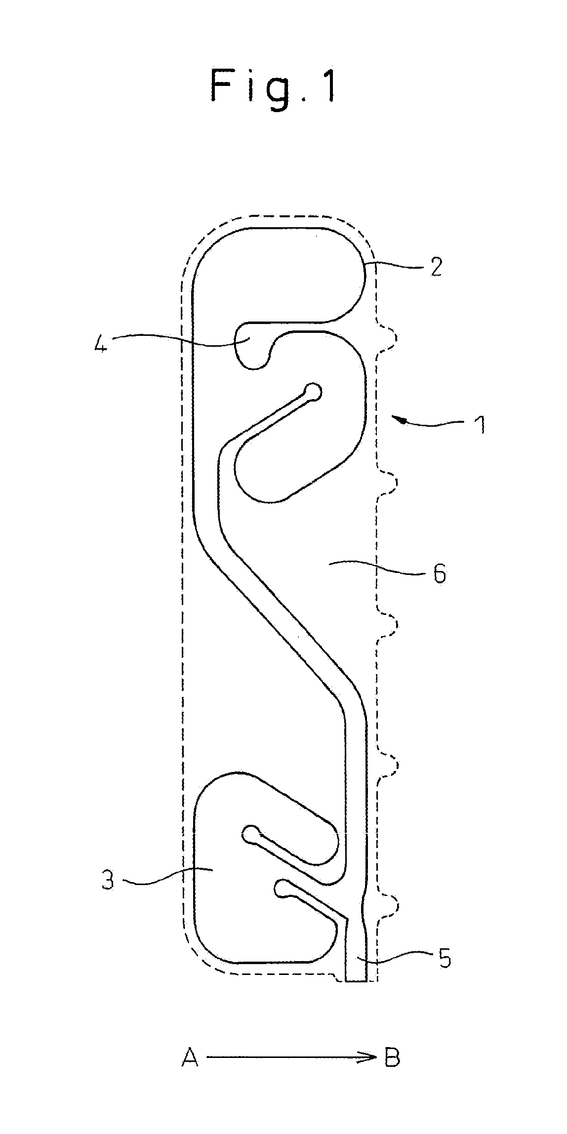 Hollow weave fabric for an air bag and method of producing the same