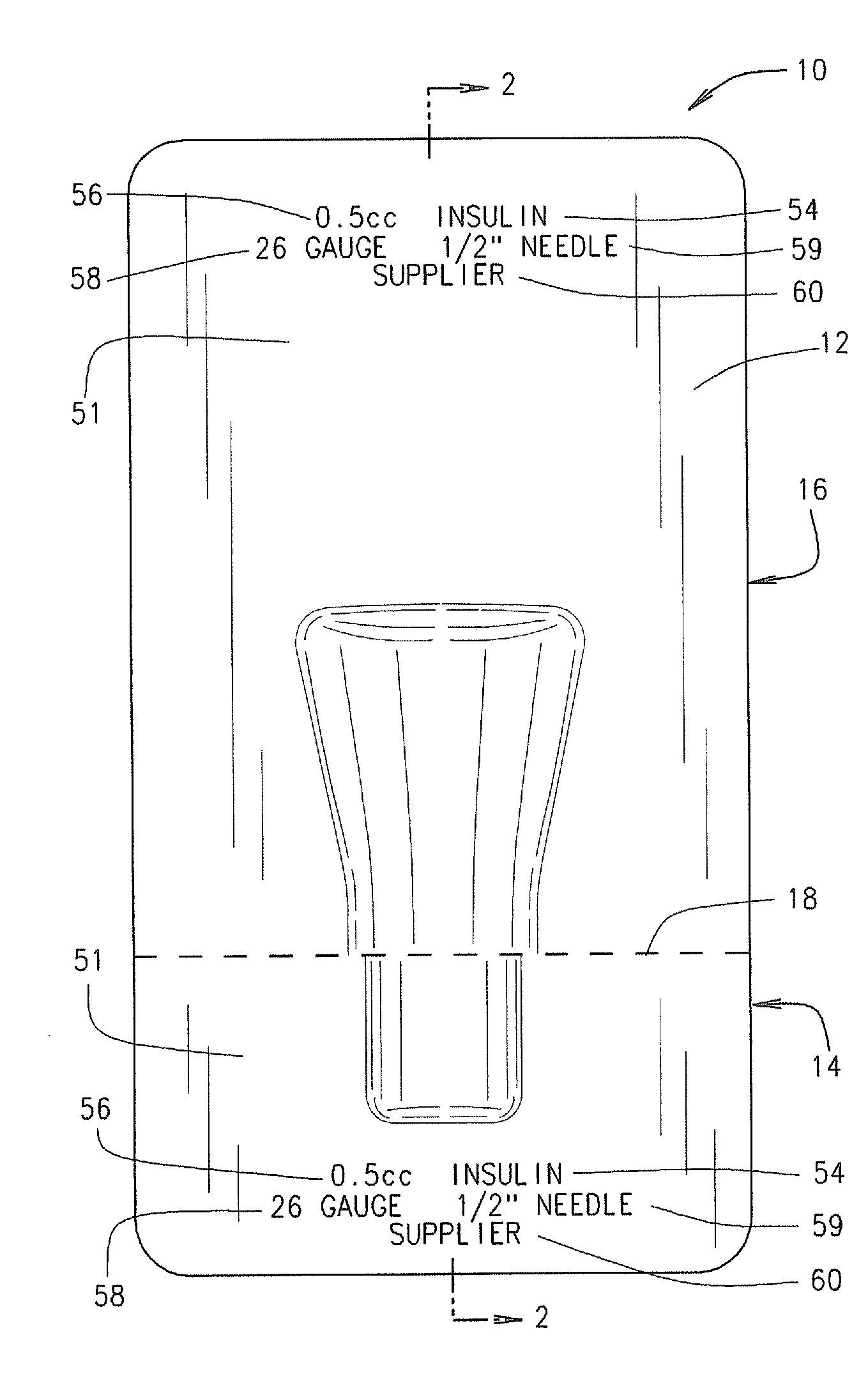 Closure container for single dose disposable pharmaceutical delivery system