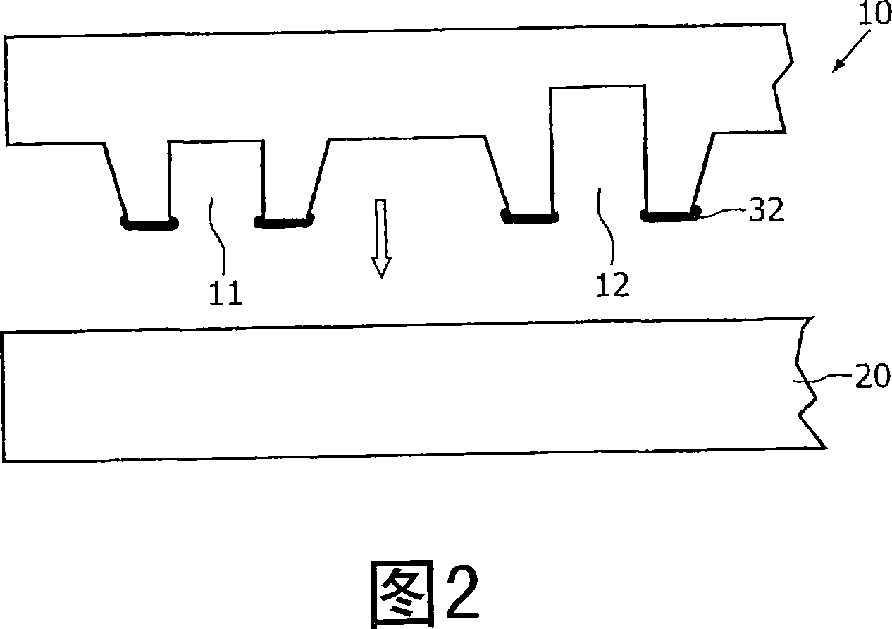 Fluid container composed of two plates