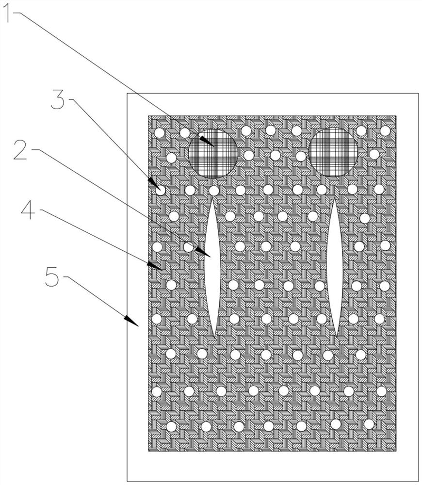 Elastic physiotherapy mattress and preparation method thereof