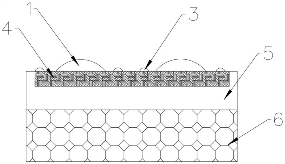 Elastic physiotherapy mattress and preparation method thereof