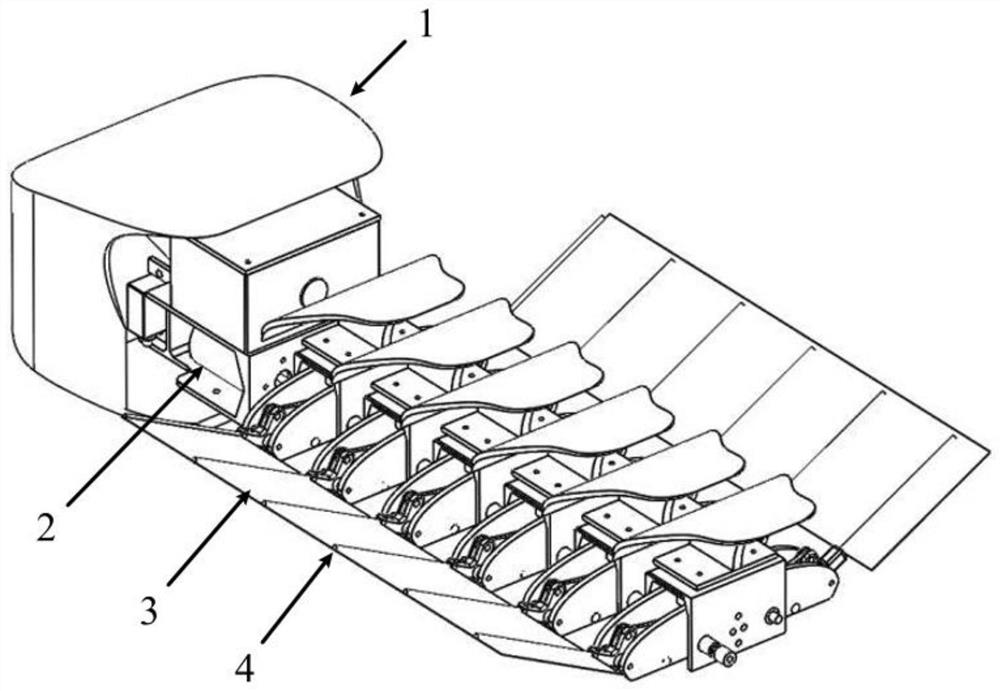 Long-fin fluctuation propulsion bionic underwater robot