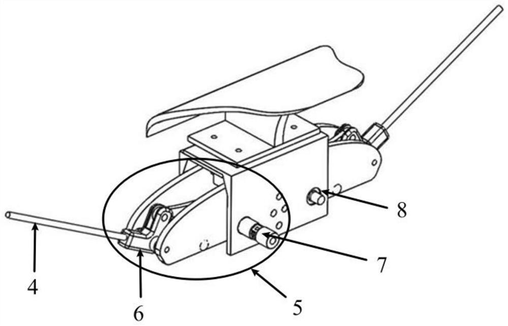 Long-fin fluctuation propulsion bionic underwater robot