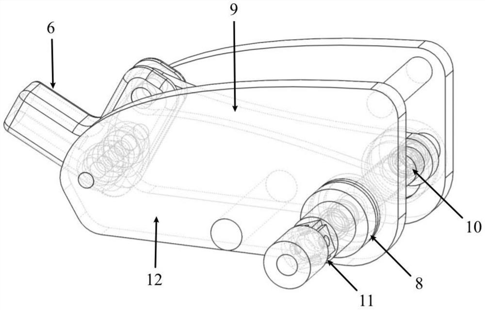 Long-fin fluctuation propulsion bionic underwater robot